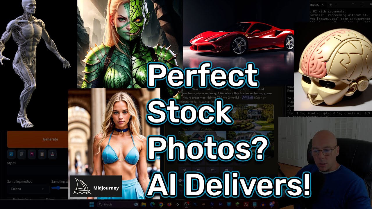 Featured image for “Creating Perfect Stock Photography FAST with Midjourney: AI for Digital Marketing Live Tutorial”