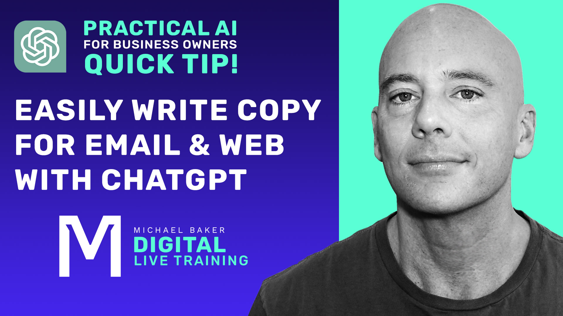 Featured image for “ChatGPT: Easily Create Perfect Web & Email Copy – Practical AI Series”